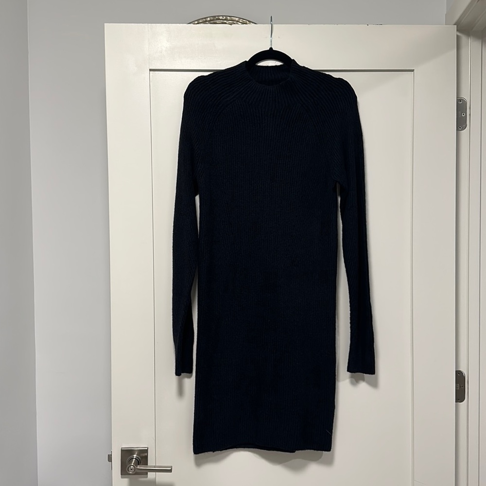 NWT black sweater dress from Abercrombie size M tall